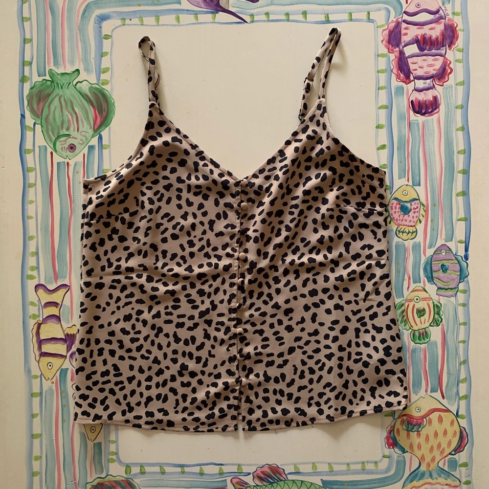 Never Worn Sanctuary Leopard Print Tank